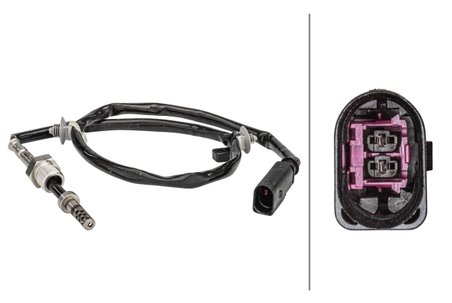 Senzor temperatura gaze evacuare HELLA 6PT 358 181-171