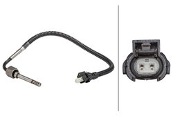SENZOR TEMPERATURA GAZE EVACUARE HELLA 6PT 358 181-211 - Compatibil cu MERCEDES-BENZ