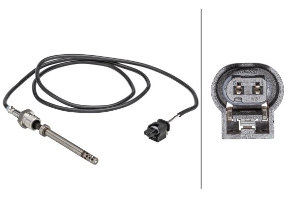 Senzor temperatura gaze evacuare HELLA 6PT 358 181-241