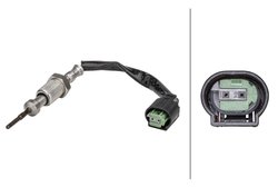 Senzor temperatura gaze evacuare HELLA 6PT 358 181-261
