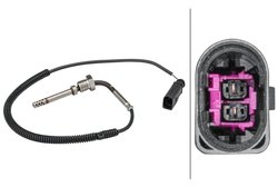 Senzor temperatura gaze evacuare HELLA 6PT 358 181-501