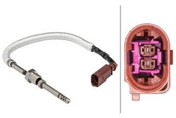 SENZOR TEMPERATURA GAZE EVACUARE HELLA 6PT 358 181-531 - Compatibil cu AUDI