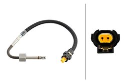SENZOR TEMPERATURA GAZE EVACUARE HELLA 6PT 358 181-681 - Compatibil cu MERCEDES-BENZ