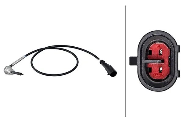 Senzor temperatura gaze evacuare HELLA 6PT 358 181-791