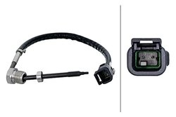 SENZOR TEMPERATURA GAZE EVACUARE HELLA 6PT 358 181-801 - Compatibil cu VOLVO
