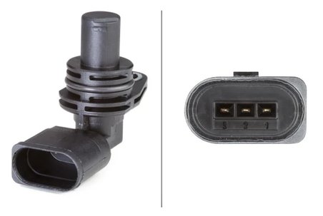 SENZOR POZITIE AX CU CAME HELLA 6PU 009 121-401 - Compatibil cu AUDI, SEAT, SKODA, VW
