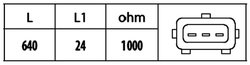 Senzor impulsuri arbore cotit HELLA 6PU 009 146-491