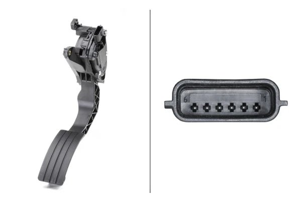 SENZOR PEDALA ACCELERATIE HELLA 6PV 009 978-711 - Compatibil cu DACIA, RENAULT