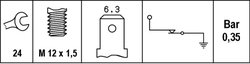 Senzor presiune ulei HELLA 6ZL 003 259-121