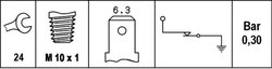 SENZOR PRESIUNE ULEI HELLA 6ZL 003 259-391 - Compatibil cu ALFA ROMEO, AUDI, PORSCHE, VW