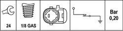 Senzor presiune ulei HELLA 6ZL 003 259-511