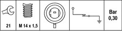 Senzor presiune ulei HELLA 6ZL 003 259-601