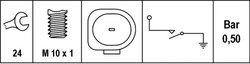 Senzor presiune ulei HELLA 6ZL 008 280-001