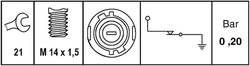 Senzor presiune ulei HELLA 6ZL 009 600-051