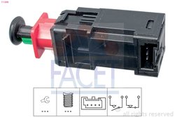 Comutator lumini frana FACET 7.1208
