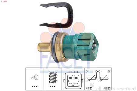 Senzor temperatura lichid racire FACET 7.3260