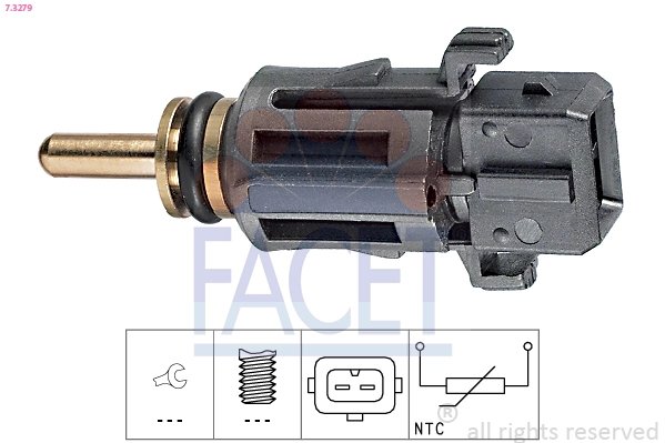 Senzor temperatura lichid racire FACET 7.3279