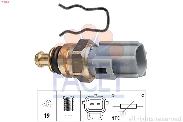 SENZOR TEMPERATURA LICHID RACIRE FACET 7.3285 - Compatibil cu ASTON MARTIN, CITROEN, FORD, JAGUAR, LAND ROVER, PEUGEOT, VOLVO