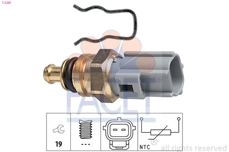SENZOR TEMPERATURA LICHID RACIRE FACET 7.3285 - Compatibil cu ASTON MARTIN, CITROEN, FORD, JAGUAR, LAND ROVER, PEUGEOT, VOLVO