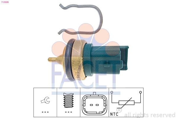 Senzor temperatura lichid racire FACET 7.3328