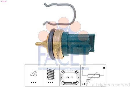 Senzor temperatura lichid racire FACET 7.3328