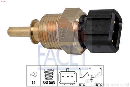 Senzor temperatura lichid racire FACET 7.3367