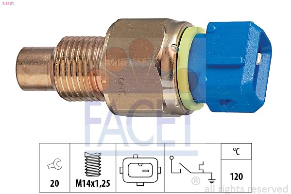Comutator temperatura, racire FACET 7.4131