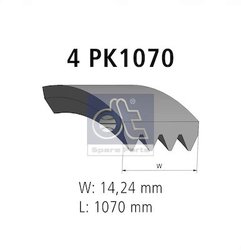 Curea transmisie DT Spare Parts 7.54803