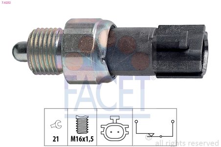 COMUTATOR LAMPA MARSALIER FACET 7.6232 - Compatibil cu MAZDA, NISSAN, RENAULT