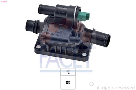 TERMOSTAT LICHID RACIRE FACET 7.8486 - Compatibil cu CITROEN, FORD, MAZDA, PEUGEOT