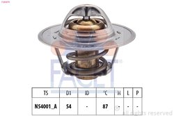 TERMOSTAT LICHID RACIRE FACET 7.8547S - Compatibil cu AUDI, CHRYSLER, DODGE, JEEP, MITSUBISHI, SEAT, SKODA, VW