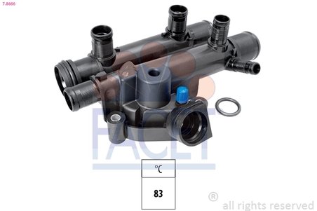 TERMOSTAT LICHID RACIRE FACET 7.8666 - Compatibil cu NISSAN, OPEL, RENAULT, VAUXHALL