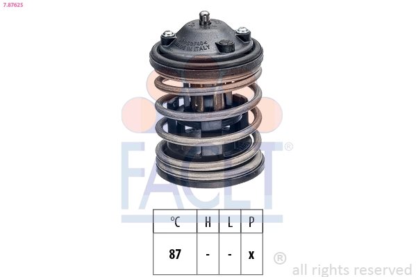 TERMOSTAT LICHID RACIRE FACET 7.8762S - Compatibil cu BMW, MINI, TOYOTA