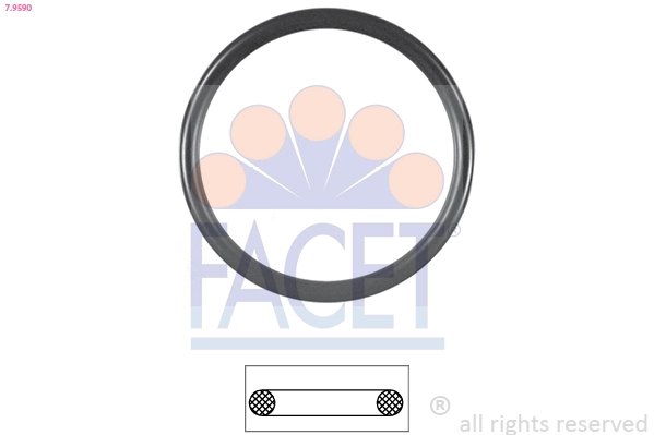 Garnitura termostat FACET 7.9590