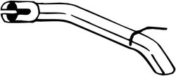 RACORD EVACUARE BOSAL 700-179 - Compatibil cu OPEL, VAUXHALL