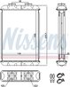 Schimbator caldura incalzire habitaclu Nissens 70019