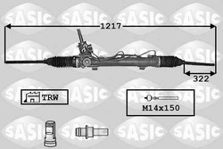 CASETA DIRECTIE SASIC 7006019 - Compatibil cu PEUGEOT