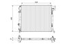 RADIATOR RACIRE MOTOR VALEO 701108 - Compatibil cu NISSAN, RENAULT
