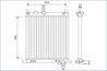 RADIATOR RACIRE MOTOR VALEO 701128 - Compatibil cu SEAT, SKODA, VW
