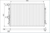 Radiator racire motor Valeo 701132