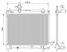 RADIATOR RACIRE MOTOR VALEO 701216 - Compatibil cu SUBARU, TOYOTA