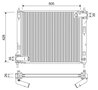 RADIATOR RACIRE MOTOR VALEO 701264 - Compatibil cu NISSAN