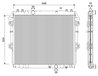 RADIATOR RACIRE MOTOR VALEO 701345 - Compatibil cu TOYOTA