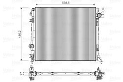 Radiator racire motor Valeo 701516