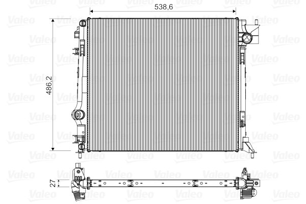 Radiator racire motor Valeo 701516