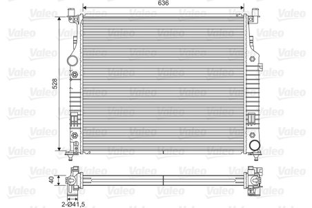 Radiator racire motor Valeo 701569