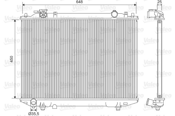 Radiator racire motor Valeo 701615