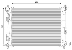 Radiator racire motor Valeo 701620