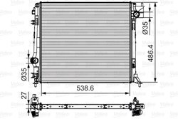 RADIATOR RACIRE MOTOR VALEO 701641 - Compatibil cu RENAULT