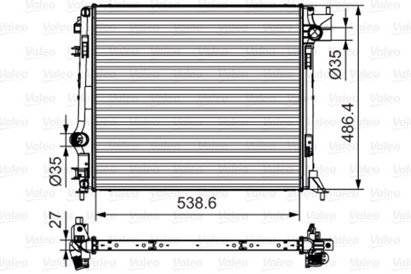Radiator racire motor Valeo 701641